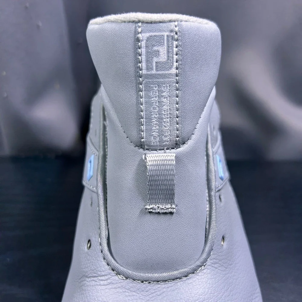 FootJoy Pro SL Golf Shoes Women's 8.5 Grey/Silver/Blue Spikeless Leather 98118